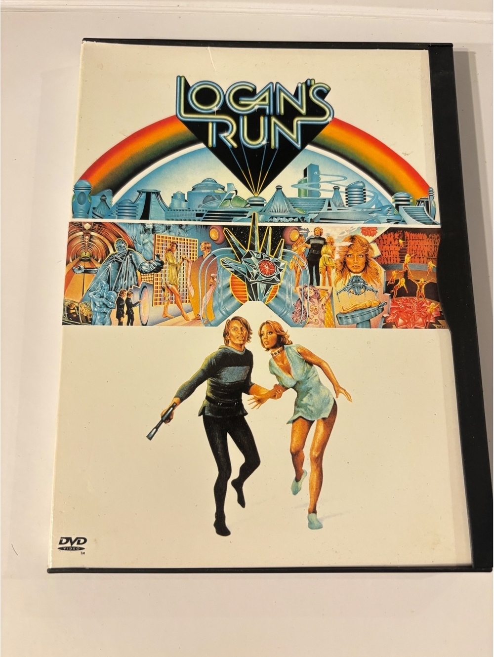 Loganโs Run DVD 1976 Michael York Farrah Fawcett Sci-Fi Snapper Case